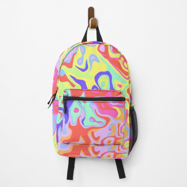 Item preview, Rad Psychedelic Rave Inspired Pattern designed and sold by junepillows.