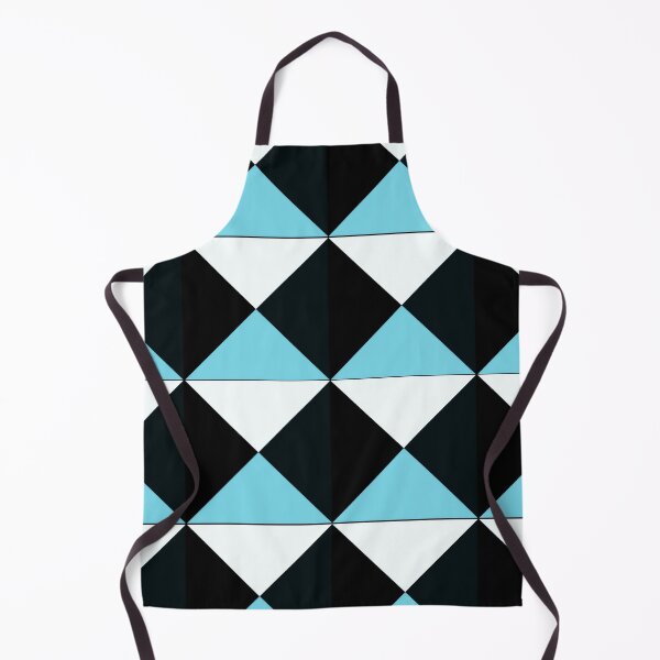 Item preview, Black blue and white triangle pattern designed and sold by aapshop.