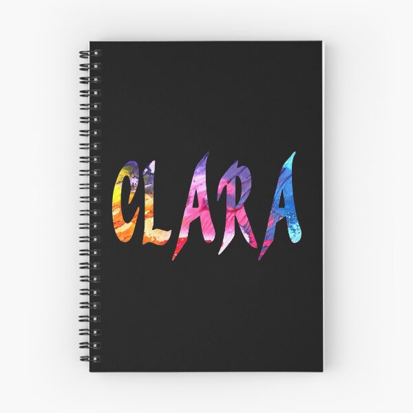 Item preview, Clara text name colourful design designed and sold by Areashor.