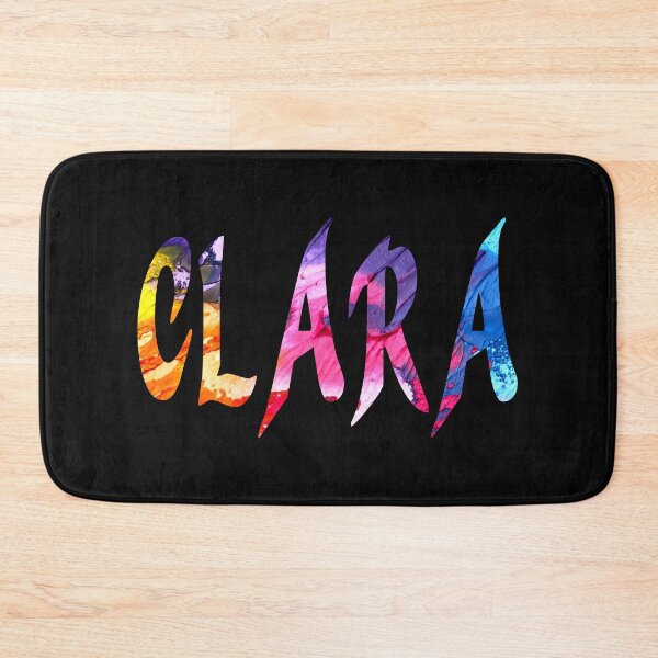 Item preview, Clara text name colourful design designed and sold by Areashor.