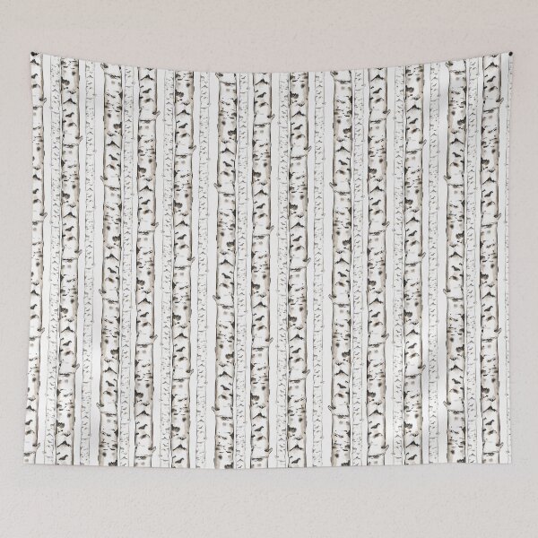 Item preview, Birch Tree Woodland Forest Friends designed and sold by CreativeBu.