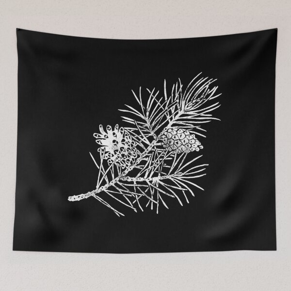 Item preview, Pine branch with cones designed and sold by Julia Faranchuk.