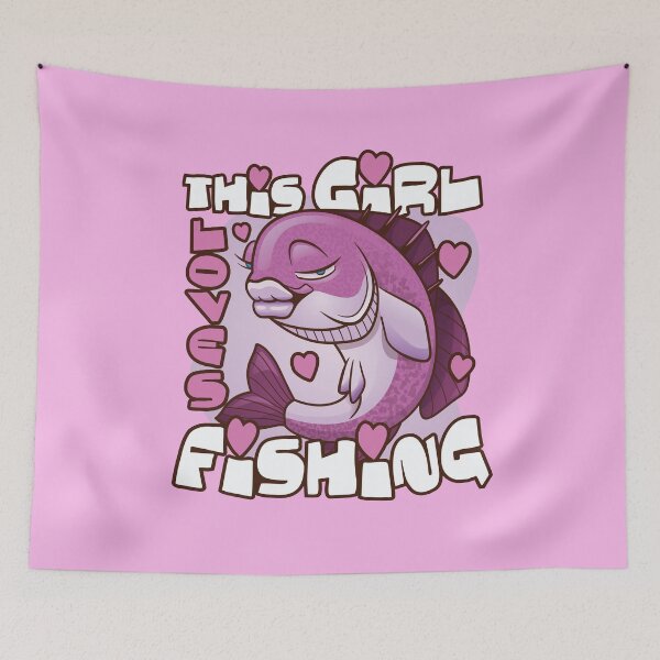 Item preview, This girl loves fishing designed and sold by Piztees.