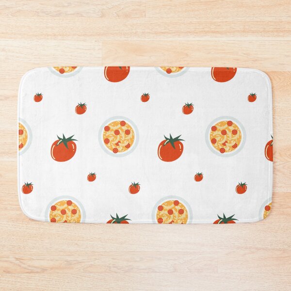 Item preview, Tomato spaghetti pasta pattern designed and sold by DerSenat.