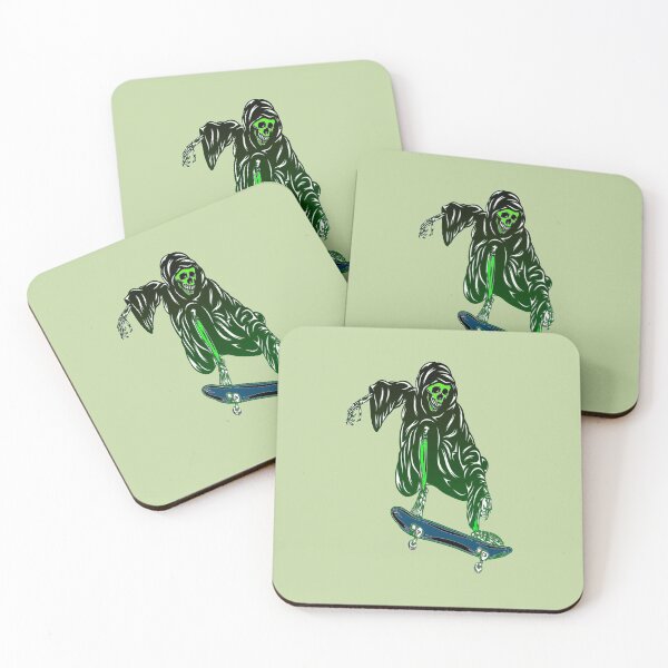 Item preview, Copie de Copie de Skull-Cows playing-skateboard designed and sold by MANINFEAR.