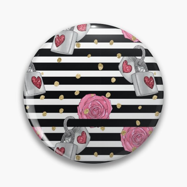 Item preview, Valentine's Day Pattern Hearts and Locks designed and sold by bernd49.