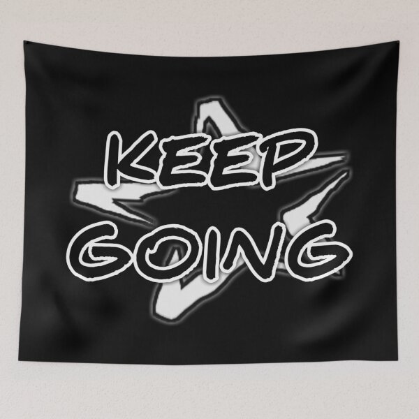 Item preview, Keep Going, Moving, motivations designed and sold by THE OTAKU SHOP.