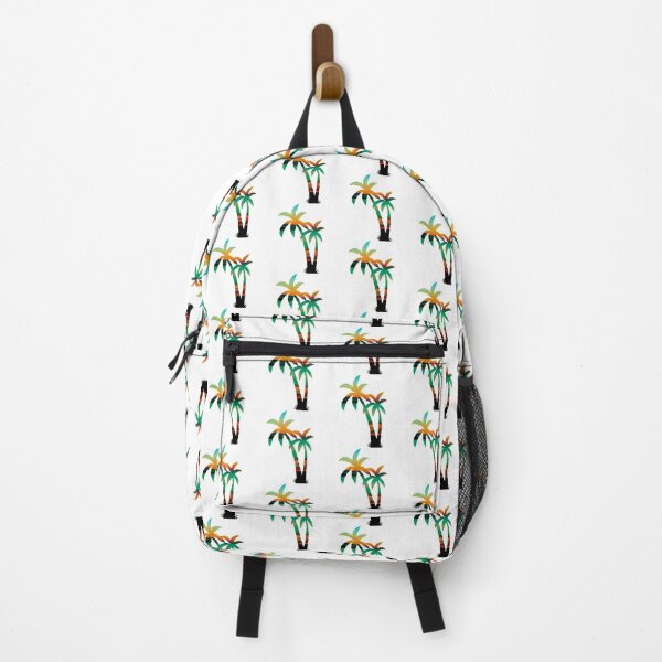 Item preview, green summer sunset tropical palm tree designed and sold by meh4u2.
