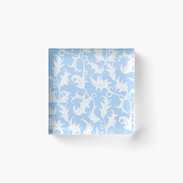 Item preview, Simple Art Nouveau Vines - Periwinkle  designed and sold by TigaTiga.