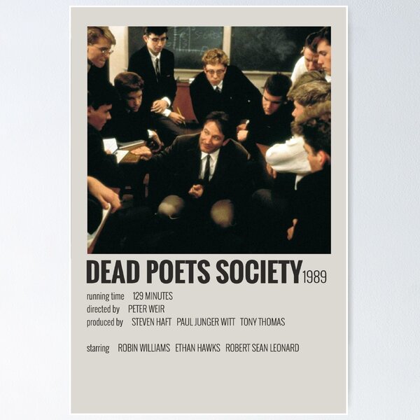 El club de los poetas muertos: Película de Peter Weir, 1989 (cine