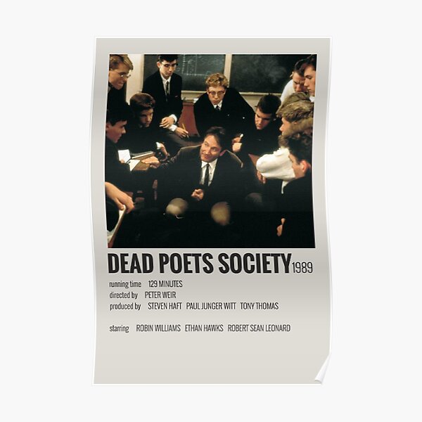 Dead Poets' Society - Darkacademia Poster