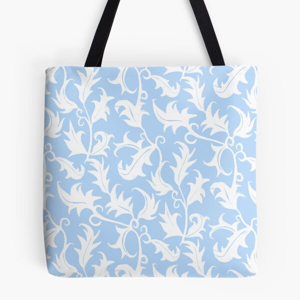 Item preview, Simple Art Nouveau Vines - Periwinkle  designed and sold by TigaTiga.