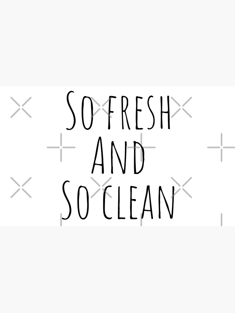 Discover So Fresh And So Clean | Funny Bathroom Graphic Premium Matte Vertical Poster