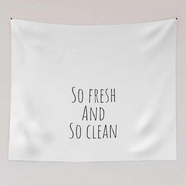Item preview, So Fresh And So Clean | Funny Bathroom Graphic designed and sold by Flip & Flop.