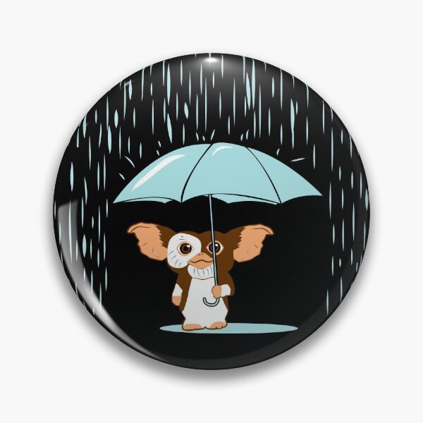 Item preview, Gizmo with umbrella while it rains designed and sold by VinagreShop.