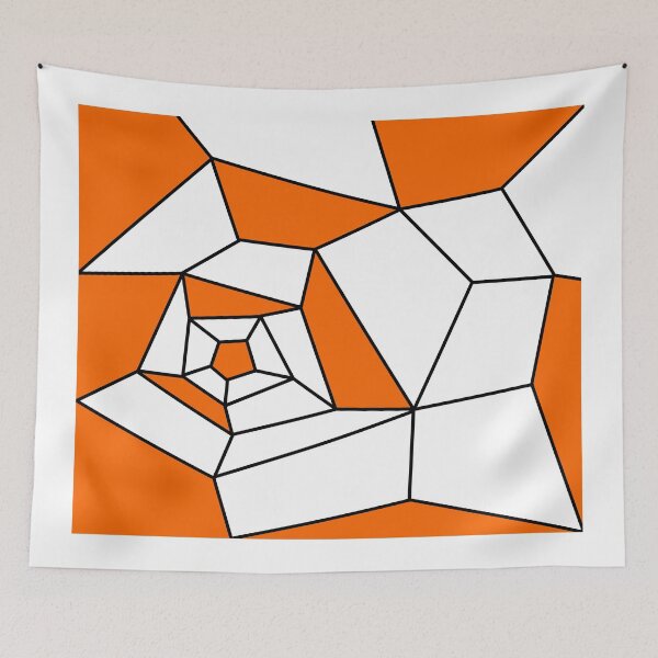 Item preview, Abstract geometric pattern - orange. designed and sold by K.S ART.