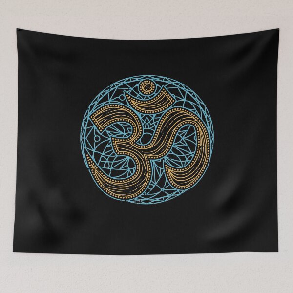 Item preview, Zen Om Mandala Yoga Meditation Circle designed and sold by Luxara1.