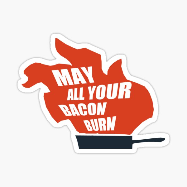calcifer may all your bacon burn Sticker