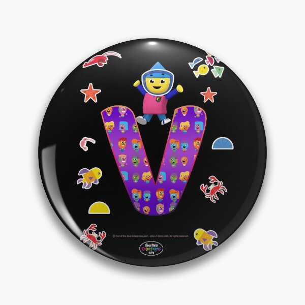 Item preview, Charlie's Colorforms City Initial V in Purple designed and sold by PacificStreams.