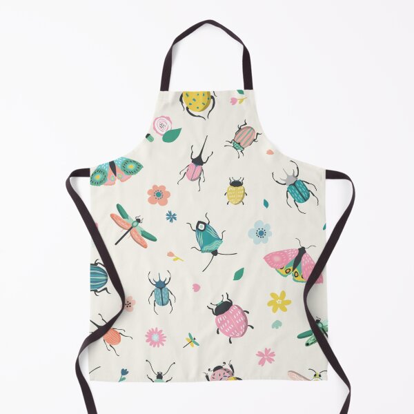 Item preview, Insect beetle butterfly dragonfly spring pattern designed and sold by DerSenat.