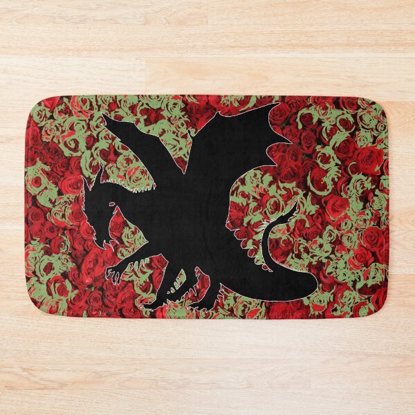 Item preview, Dragon in the rose bed designed and sold by thatsit-itslit.