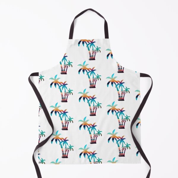 Item preview, blue summer sunset tropical palm tree designed and sold by meh4u2.