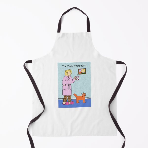 Item preview, Working fromn Home The Daily Commute Cartoon designed and sold by KateTaylor.