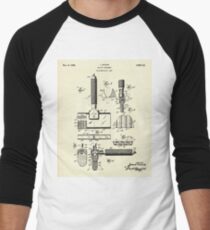 Shaving implement-1928 Men's Baseball ¾ T-Shirt