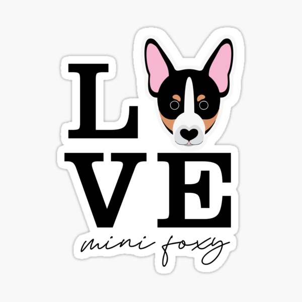 LOVE MINI FOXY Sticker