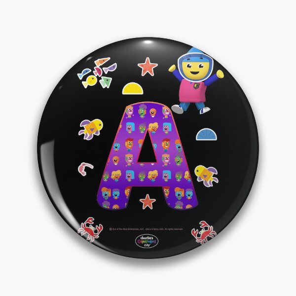 Item preview, Charlie's Colorforms City Monogram Initial A designed and sold by PacificStreams.