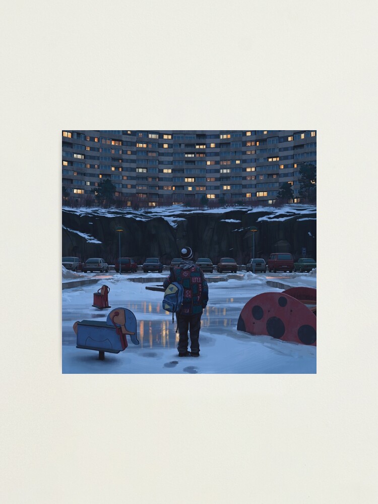 Thumbnail 2 of 3, Photographic Print, Bostadsmauer designed and sold by Simon Stålenhag.