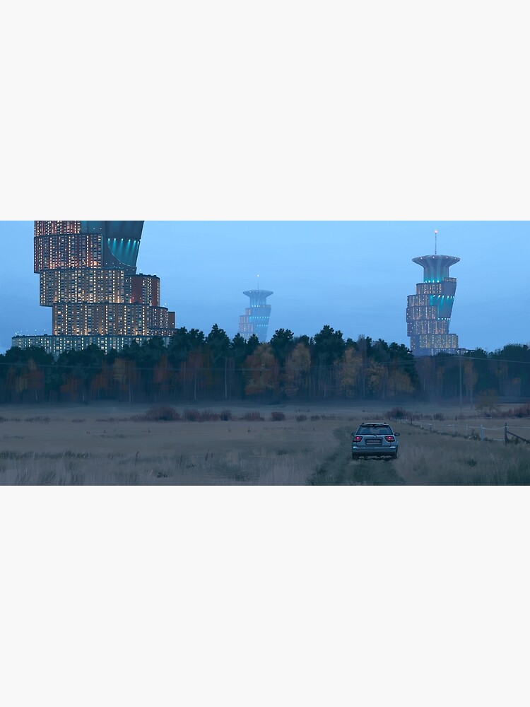 Vertikalstäderna by simonstalenhag