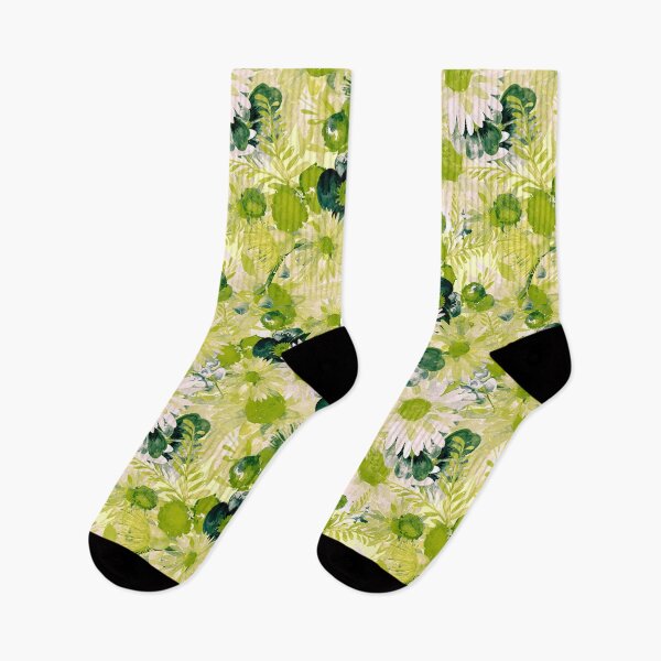 Item preview, Watercolor Green Wildflower Garden  designed and sold by Sketchbook Designs.