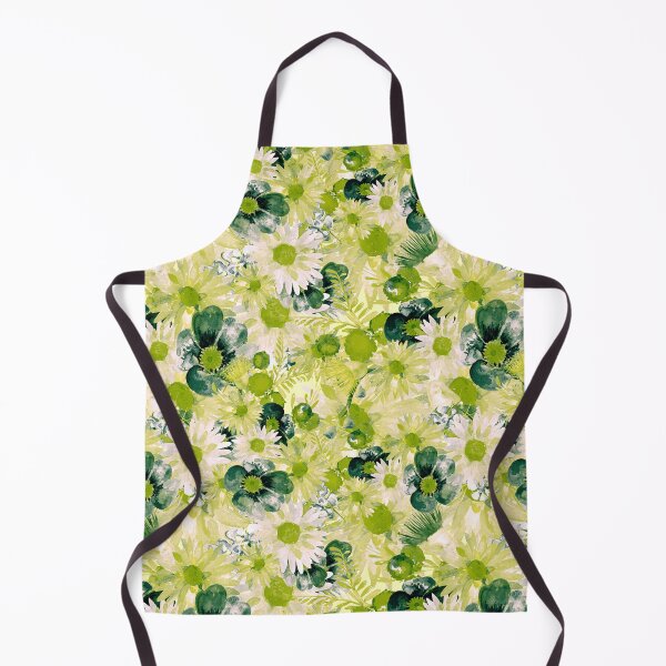 Item preview, Watercolor Green Wildflower Garden  designed and sold by Sketchbook Designs.