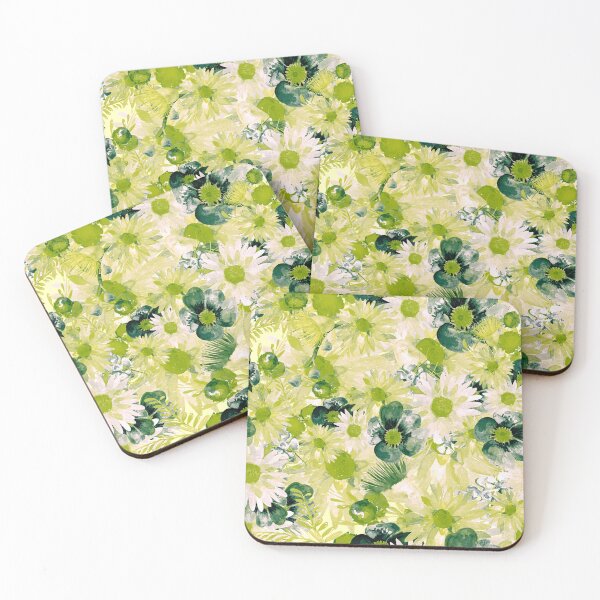 Item preview, Watercolor Green Wildflower Garden  designed and sold by Sketchbook Designs.