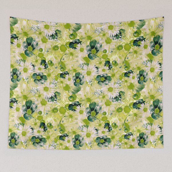 Item preview, Watercolor Green Wildflower Garden  designed and sold by Sketchbook Designs.