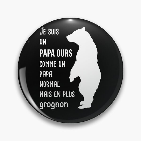 Aperçu de l'œuvre Papa grognon humour créée et vendue par Catcrea.