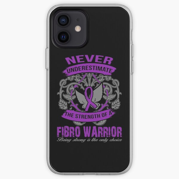 Fibromyalgia Awareness - Fibro Warrior T-Shirt / Sticker iPhone Soft Case