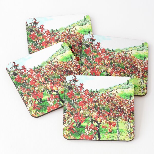 Item preview, Hortus Conclusus: red leaves designed and sold by Giuseppe Cocco.