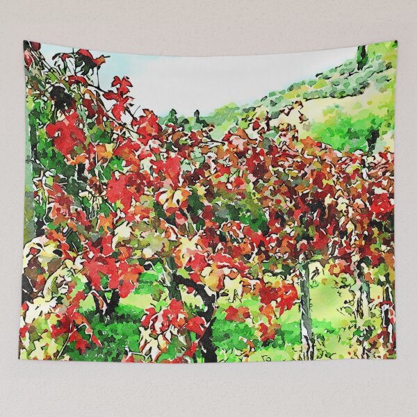 Item preview, Hortus Conclusus: red leaves designed and sold by Giuseppe Cocco.