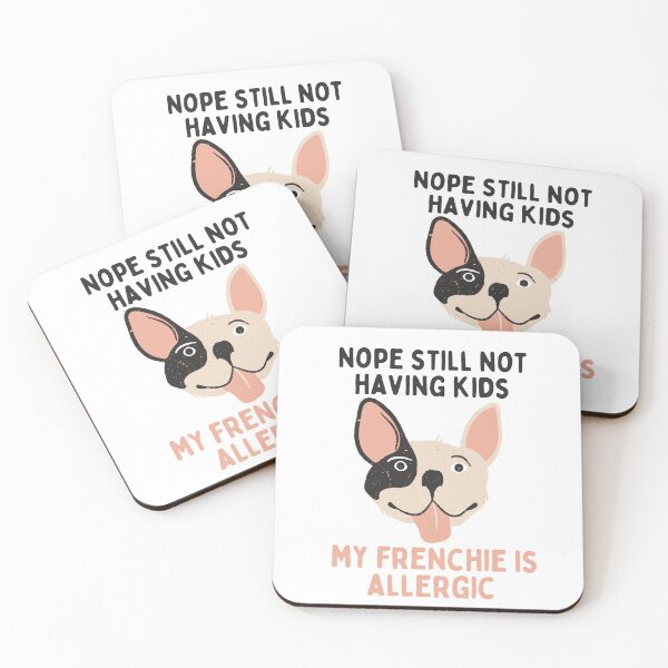 Item preview, Nope still not having kids my dog is allergic - gift for dogs lover designed and sold by hyggekrog.