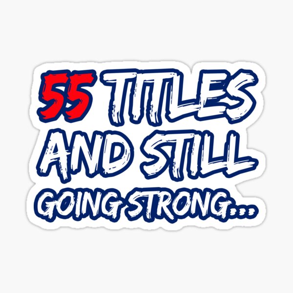 55 Titles Sticker