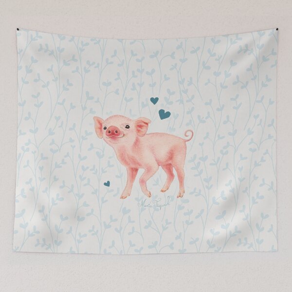 Item preview, Cute piglet by Maria Tiqwah designed and sold by Maria Tiqwah.