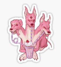Strawberry Cerberus Sticker