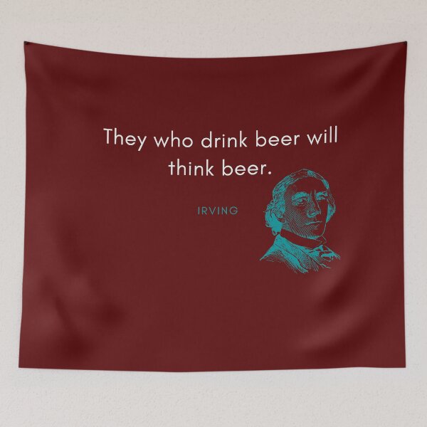 Item preview, Washington Irving Quote designed and sold by DarioNelaj.