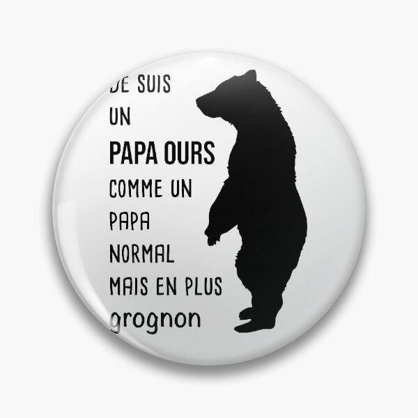 Aperçu de l'œuvre Papa grognon drole créée et vendue par Catcrea.