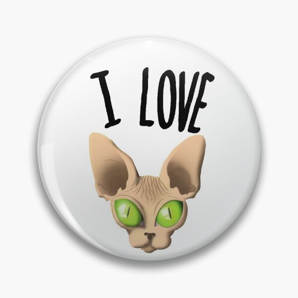 Item preview, I Love Sphynx designed and sold by Sluzinha.