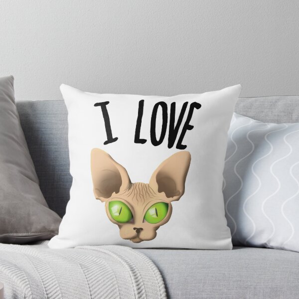 Item preview, I Love Sphynx designed and sold by Sluzinha.