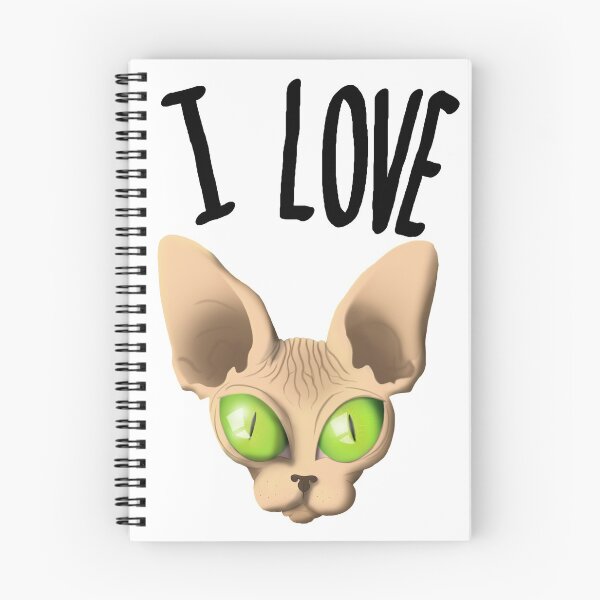 Item preview, I Love Sphynx designed and sold by Sluzinha.