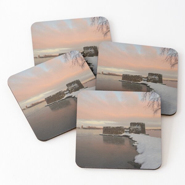 Item preview, Snowy Sunrise At The Chasewater Country Park designed and sold by rawshutterbug.